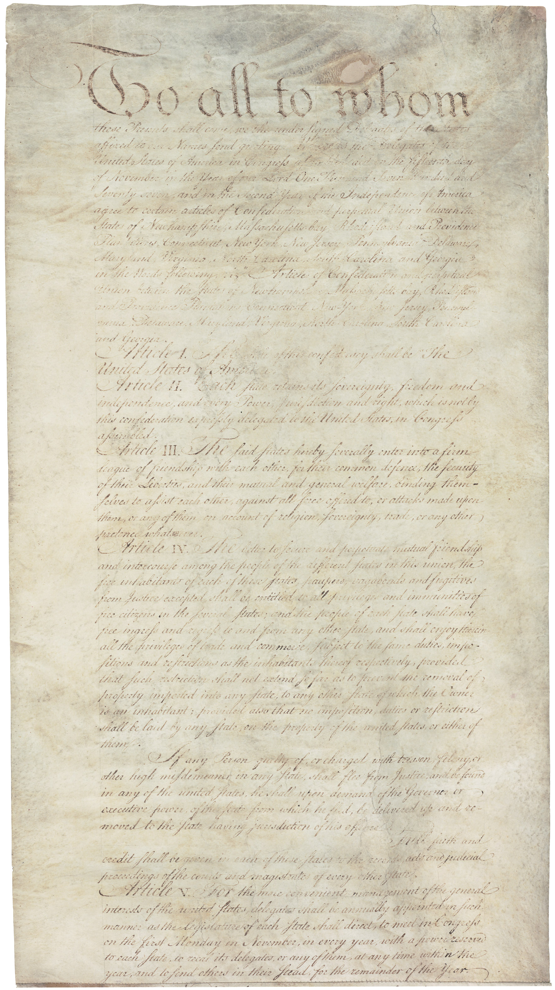 Articles of Confederation 1-5